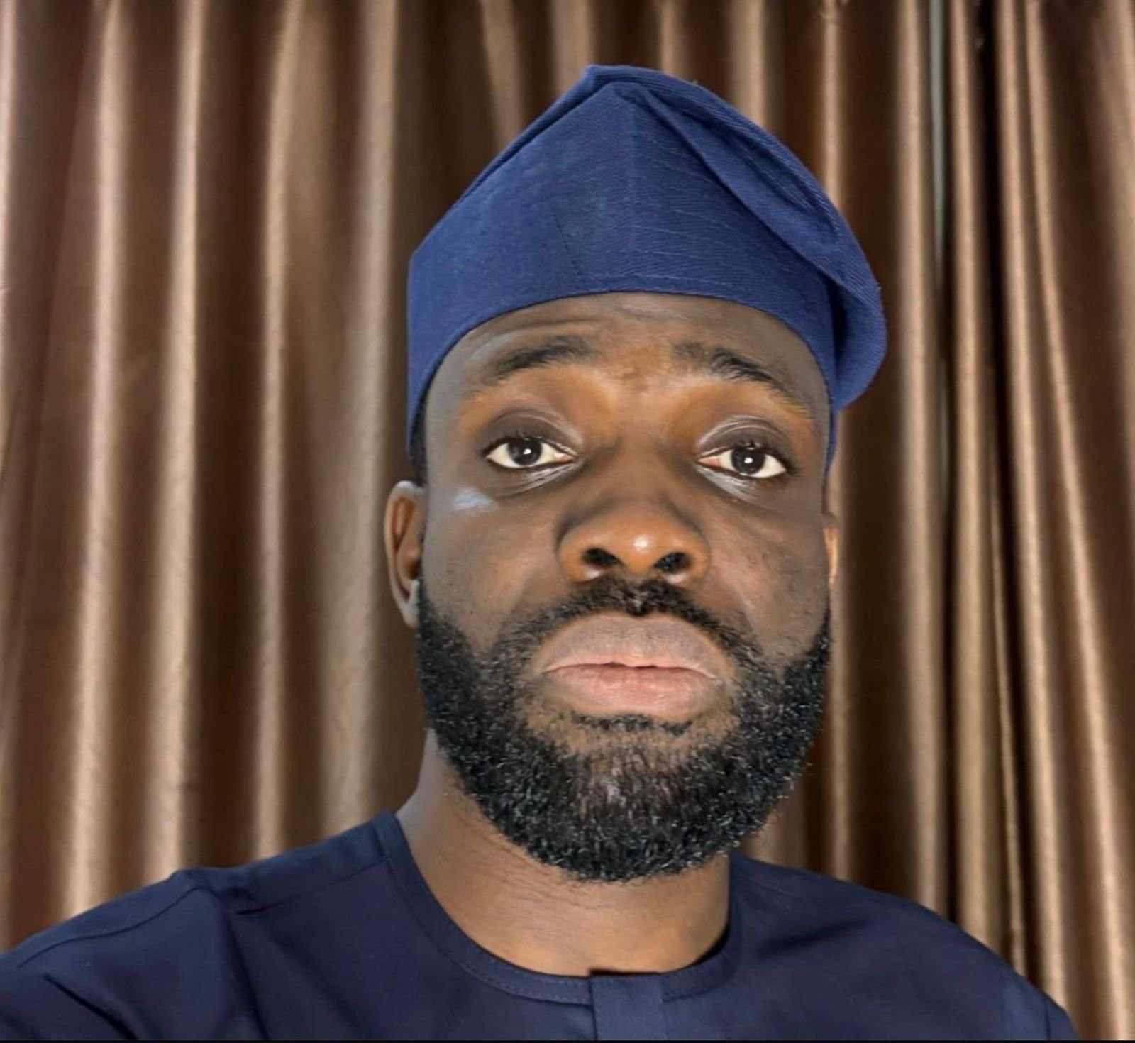 Rollins Offia-Nwali in traditional Nigerian attire